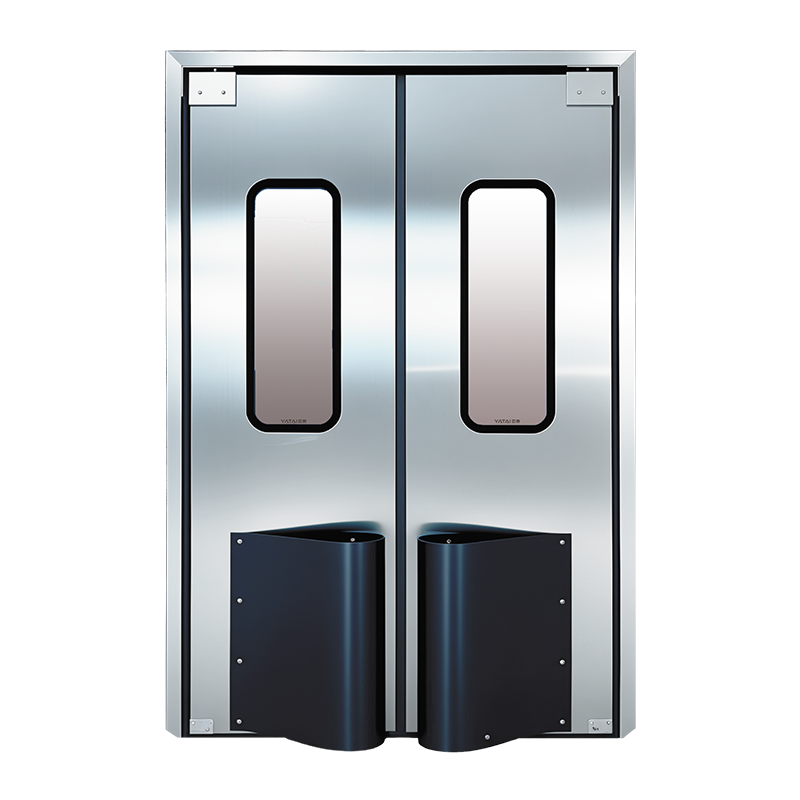 Hindi kinakalawang na asero two-way na anti-banggaan na pintuan